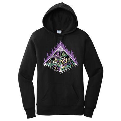 Mushroom Pyramid Women's Pullover Hoodie