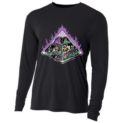 Mushroom Pyramid Cooling Performance Long Sleeve Crew