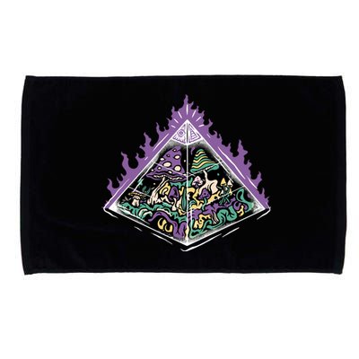 Mushroom Pyramid Microfiber Hand Towel