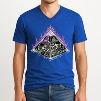 Mushroom Pyramid V-Neck T-Shirt