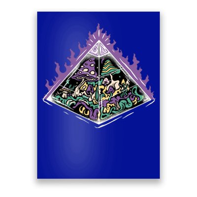 Mushroom Pyramid Poster