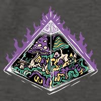 Mushroom Pyramid Vector Backpack