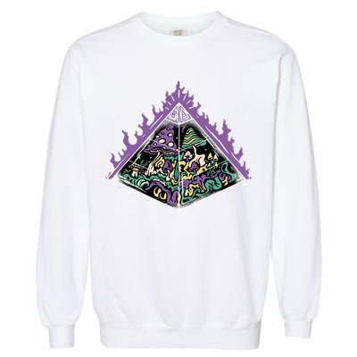 Mushroom Pyramid Garment-Dyed Sweatshirt