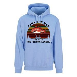 Meaningful Papa Myth Legend Redfish Fishing Gift Unisex Surf Hoodie