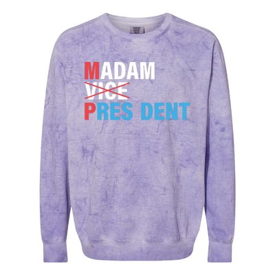 Madam President Colorblast Crewneck Sweatshirt