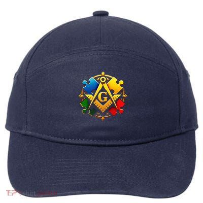 Mason Puzzle 7-Panel Snapback Hat