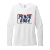 Mike Pence Womens CVC Long Sleeve Shirt