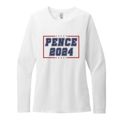 Mike Pence Womens CVC Long Sleeve Shirt