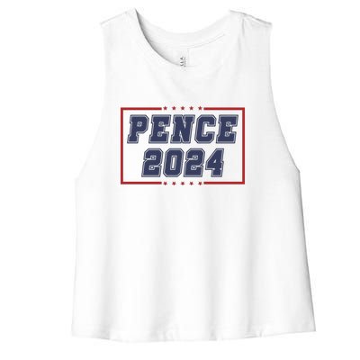 Mike Pence Women's Racerback Cropped Tank