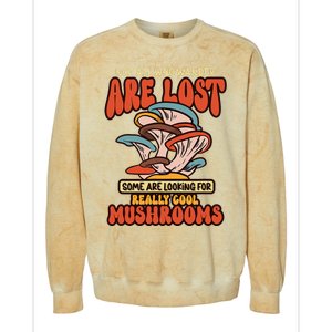 Mushroom Picker Mushroom Farmer Mushroom Picking Colorblast Crewneck Sweatshirt