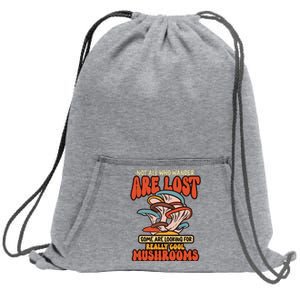 Mushroom Picker Mushroom Farmer Mushroom Picking Sweatshirt Cinch Pack Bag