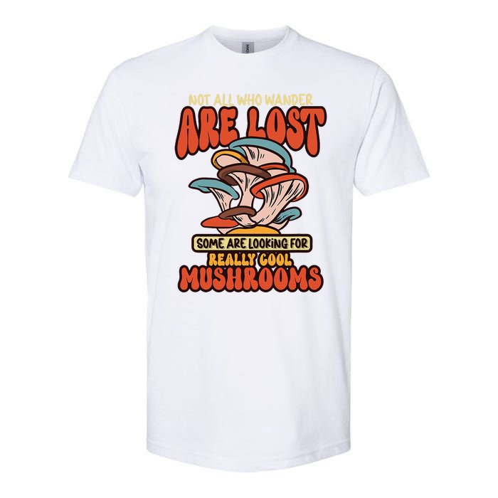 Mushroom Picker Mushroom Farmer Mushroom Picking Softstyle CVC T-Shirt