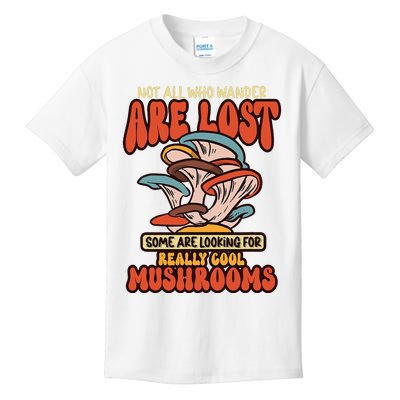 Mushroom Picker Mushroom Farmer Mushroom Picking Kids T-Shirt