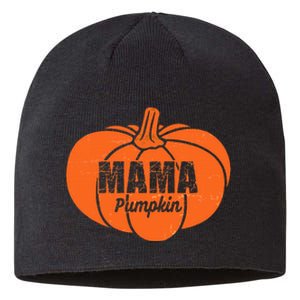 Mama Pumpkin Matching Family Halloween Thanksgiving Group Sustainable Beanie