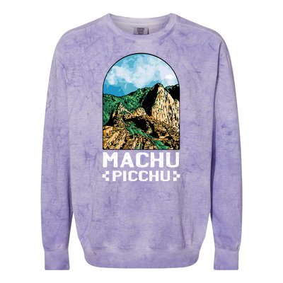 Machu Picchu Colorblast Crewneck Sweatshirt