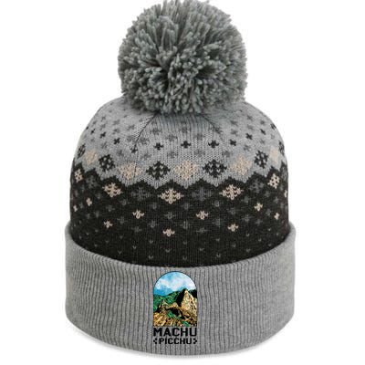 Machu Picchu The Baniff Cuffed Pom Beanie