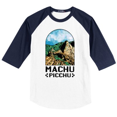 Machu Picchu Baseball Sleeve Shirt