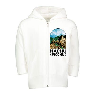 Machu Picchu Toddler Zip Fleece Hoodie