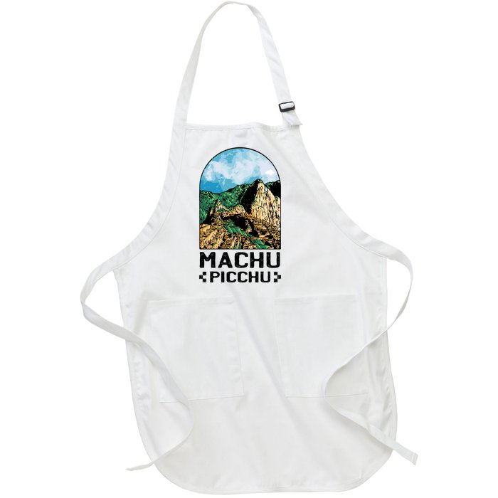 Machu Picchu Full-Length Apron With Pockets