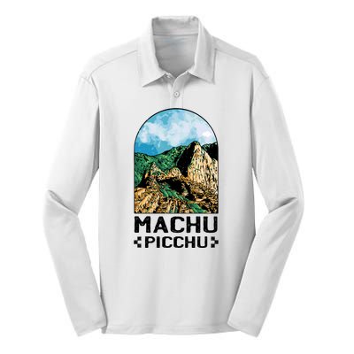 Machu Picchu Silk Touch Performance Long Sleeve Polo