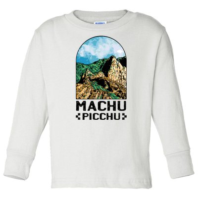 Machu Picchu Toddler Long Sleeve Shirt