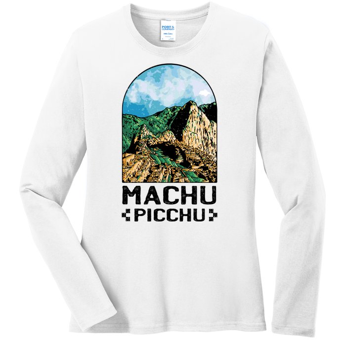 Machu Picchu Ladies Long Sleeve Shirt