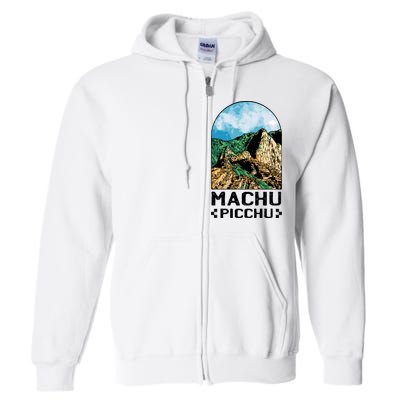 Machu Picchu Full Zip Hoodie