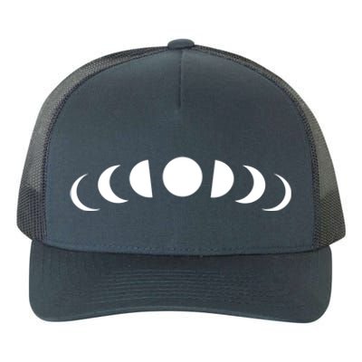 Moon Phases Minimalistic White Moons Witch Stuff Gift Yupoong Adult 5-Panel Trucker Hat