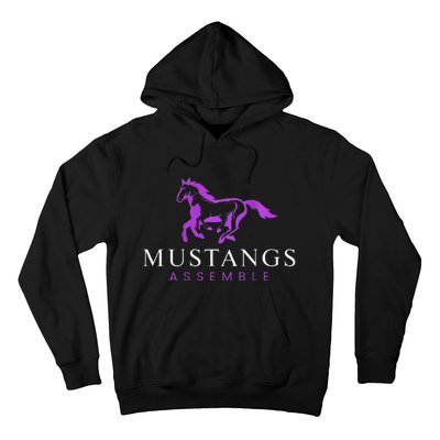 Mustangs Purple Hoodie