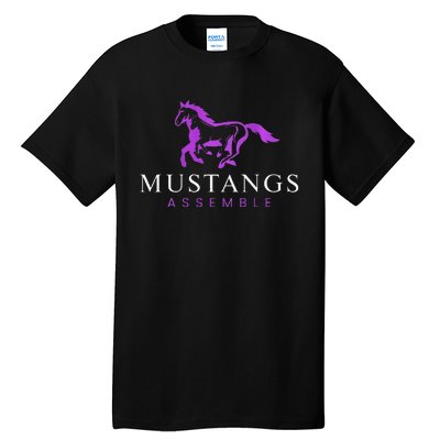 Mustangs Purple Tall T-Shirt