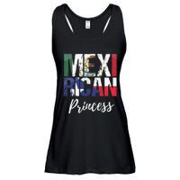 Mexirican Princess Mexico Flag Puerto Rico Flag Ladies Essential Flowy Tank