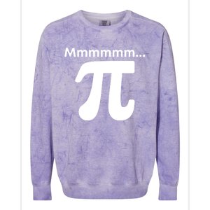 Mmmmm Pi Mathematics Funny Math Nerd Geek Pi Day Cute Gift Colorblast Crewneck Sweatshirt