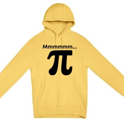 Mmmmm Pi Mathematics Funny Math Nerd Geek Pi Day Cute Gift Premium Pullover Hoodie