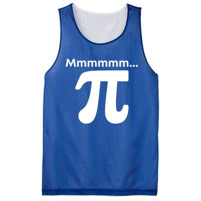 Mmmmm Pi Mathematics Funny Math Nerd Geek Pi Day Cute Gift Mesh Reversible Basketball Jersey Tank