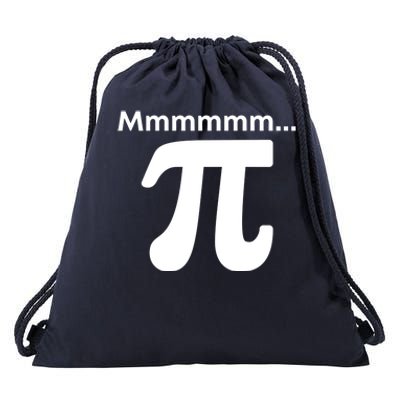 Mmmmm Pi Mathematics Funny Math Nerd Geek Pi Day Cute Gift Drawstring Bag