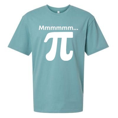 Mmmmm Pi Mathematics Funny Math Nerd Geek Pi Day Cute Gift Sueded Cloud Jersey T-Shirt