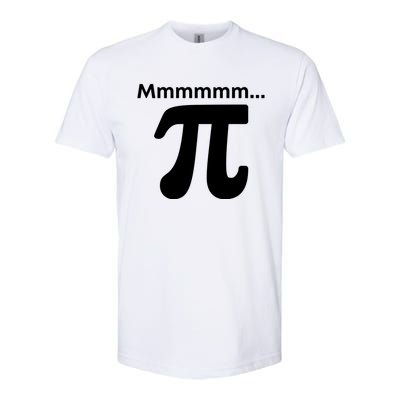 Mmmmm Pi Mathematics Funny Math Nerd Geek Pi Day Cute Gift Softstyle CVC T-Shirt