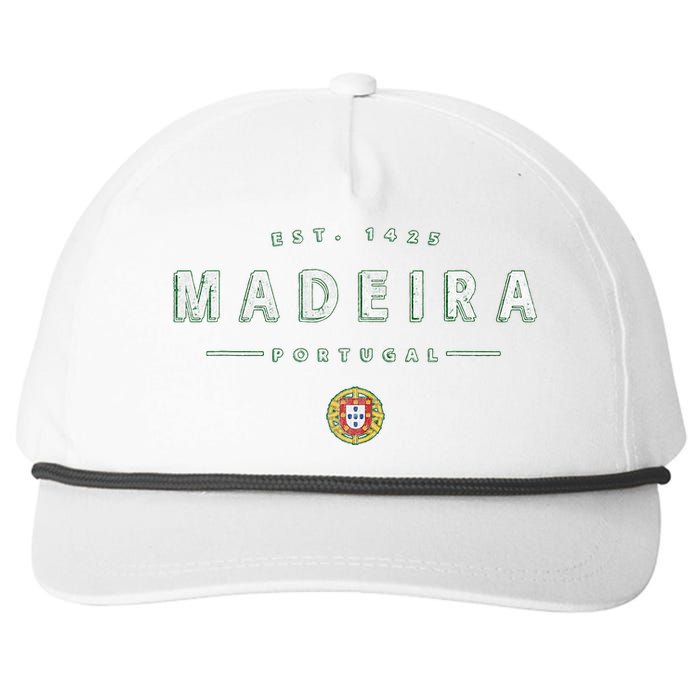 Madeira Portugal Madeira Island Snapback Five-Panel Rope Hat