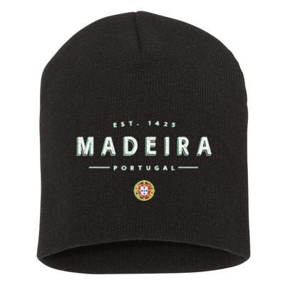 Madeira Portugal Madeira Island Short Acrylic Beanie