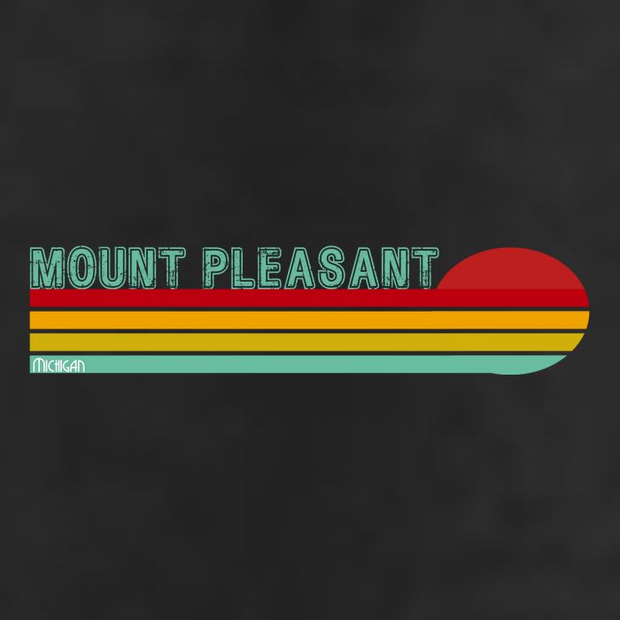 Mount Pleasant Michigan 7 Panel Mesh Trucker Snapback Hat