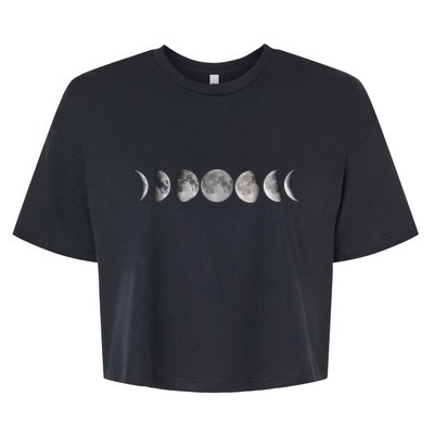 Moon Phases Bella+Canvas Jersey Crop Tee