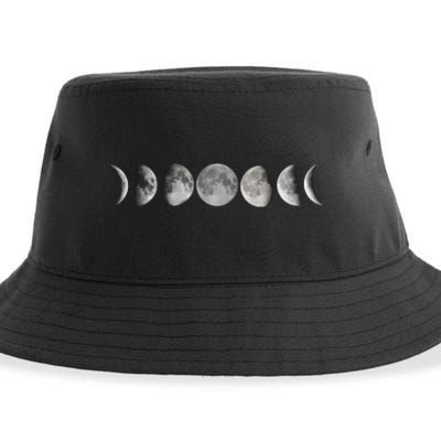 Moon Phases Sustainable Bucket Hat