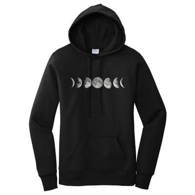 Moon Phases Women's Pullover Hoodie