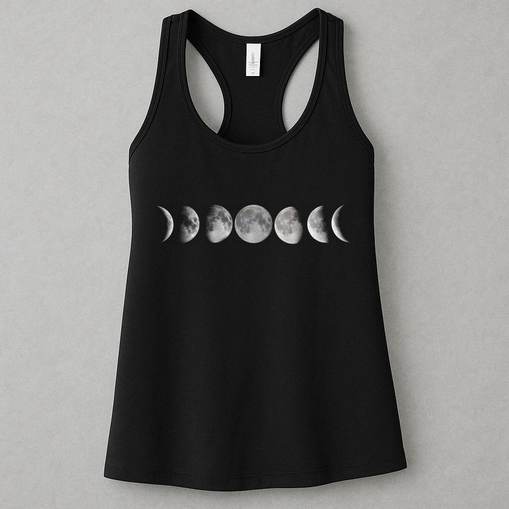 Moon Phases Womens Tank Top
