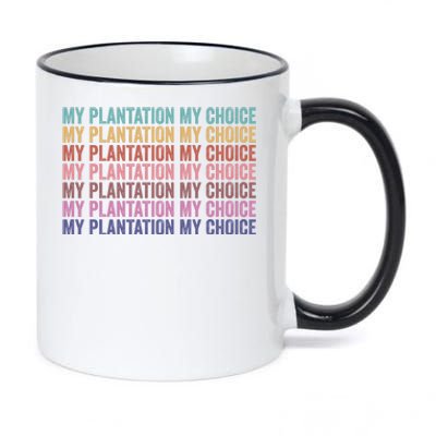 My Plantation My Choice 11oz Black Color Changing Mug