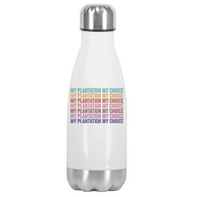 My Plantation My Choice Stainless Steel Insulated Water Bottle