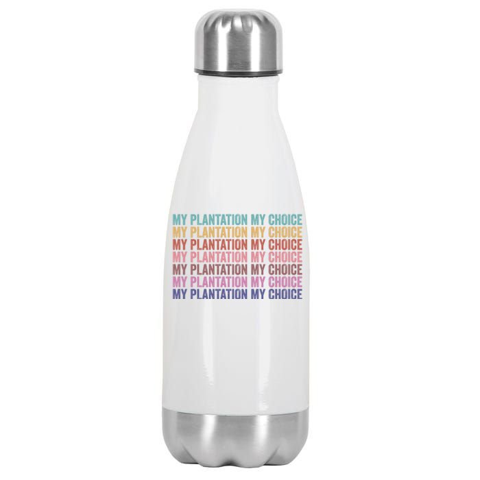 My Plantation My Choice Stainless Steel Insulated Water Bottle