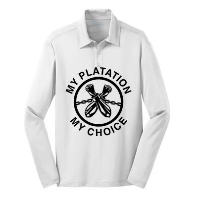 My Plantation My Choice Silk Touch Performance Long Sleeve Polo