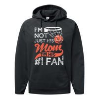 Mother Player Mother's Day Basketball Mom Number One Fan Performance Fleece Hoodie