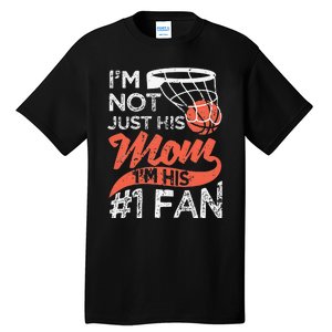 Mother Player Mother's Day Basketball Mom Number One Fan Tall T-Shirt